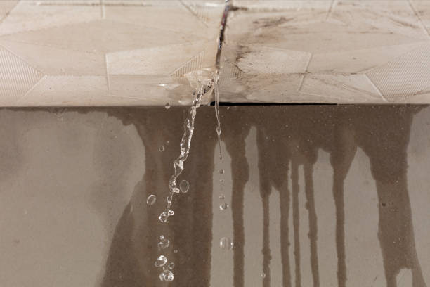 Professional Flood Damage Cleanup technician working in Bedford, NY